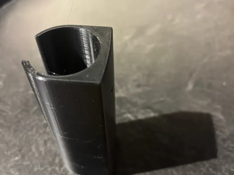 Ice fishing rod holder for 5 gallon pail