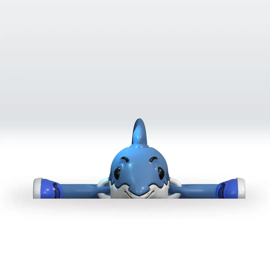 Flexi Tralalero Tralala 3D Model STL file Italian Brainrot