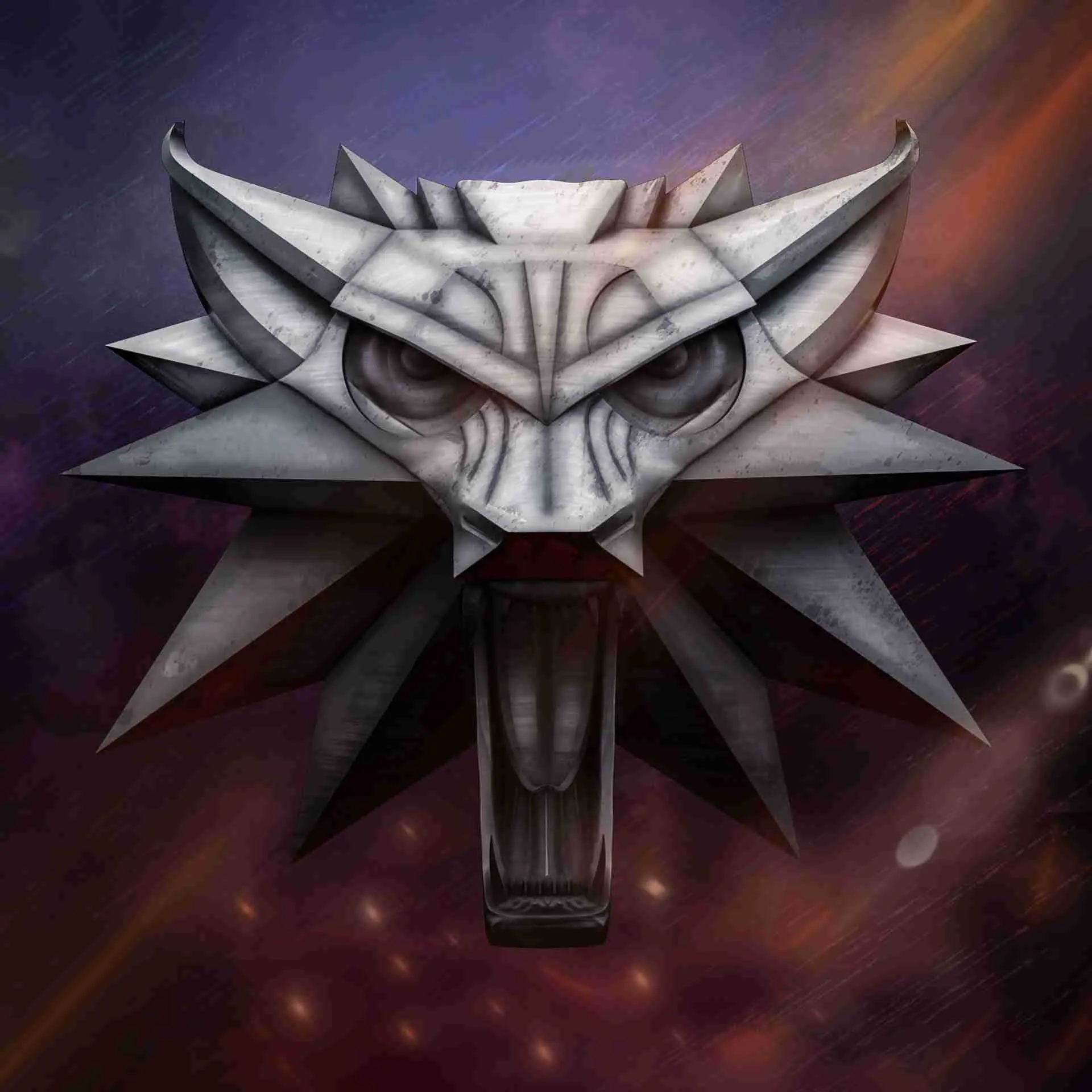 MEDAGLIONE WITCHER PER LA STAMPA 3D