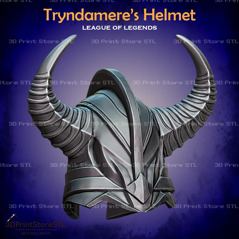 Tryndamere Helm Cosplay League of Legends - STL-Datei