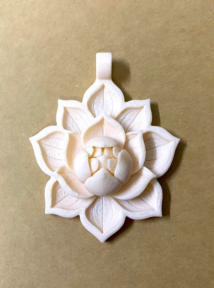 Lotus flower pendant