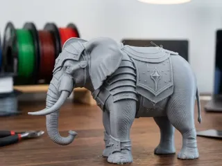 elephant in armor