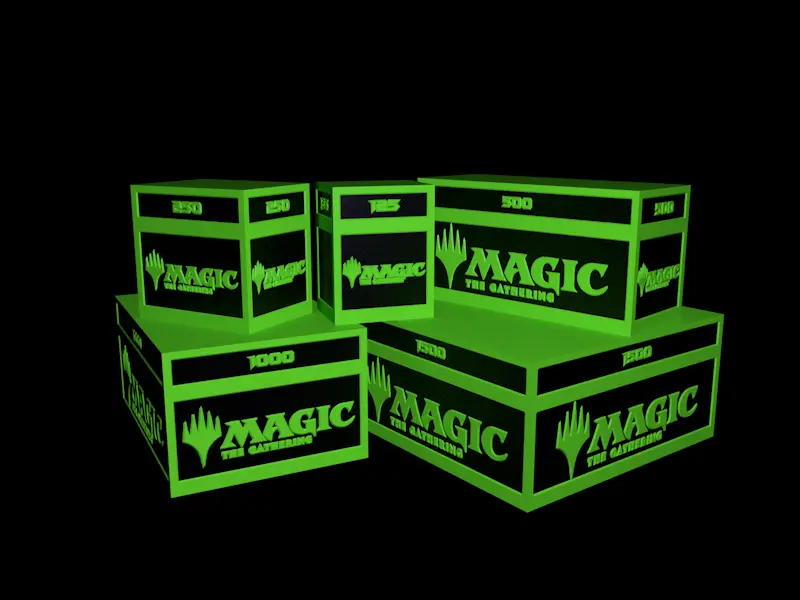 Other STL Download - Magic Card boxes V2 - Non-Sleeved Collectionby ...