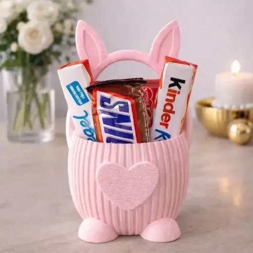 Cesto de Páscoa Bunny Heart