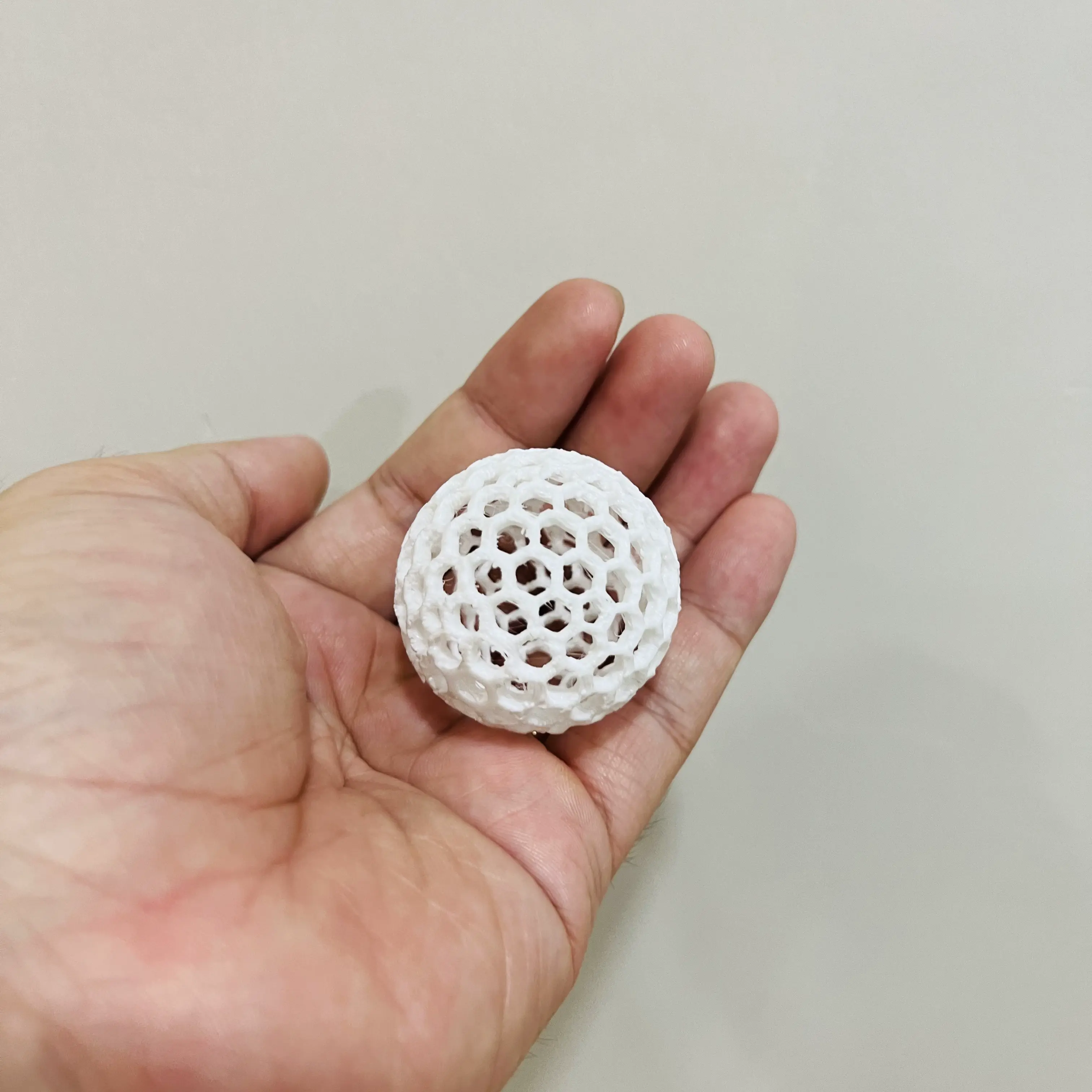 AIRLESS TABLE TENNIS BALL - PING PONG - STL & 3MF WITH SUPPO