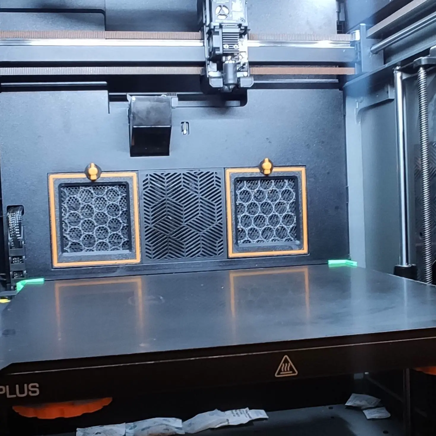 Tapa filtro aire mejorada para Creality K2 Plus