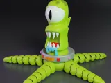 Aliens Articulados 3D – Kang y Kodos de Los Simpson | Modelo-1