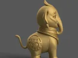Cute Elephant 3D Model STL for Desk Decor and Gifts-7