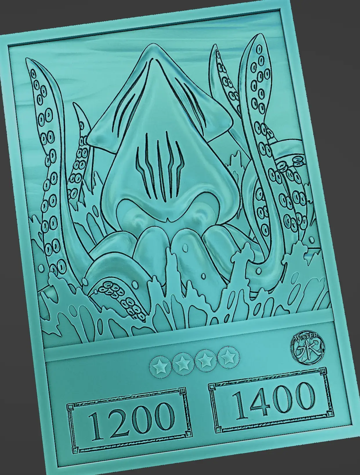 FIEND KRAKEN/ANIME VERSION - YU-GI-OH!