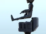 Alien scientist with cranial antennas and high-tech chair (2-2