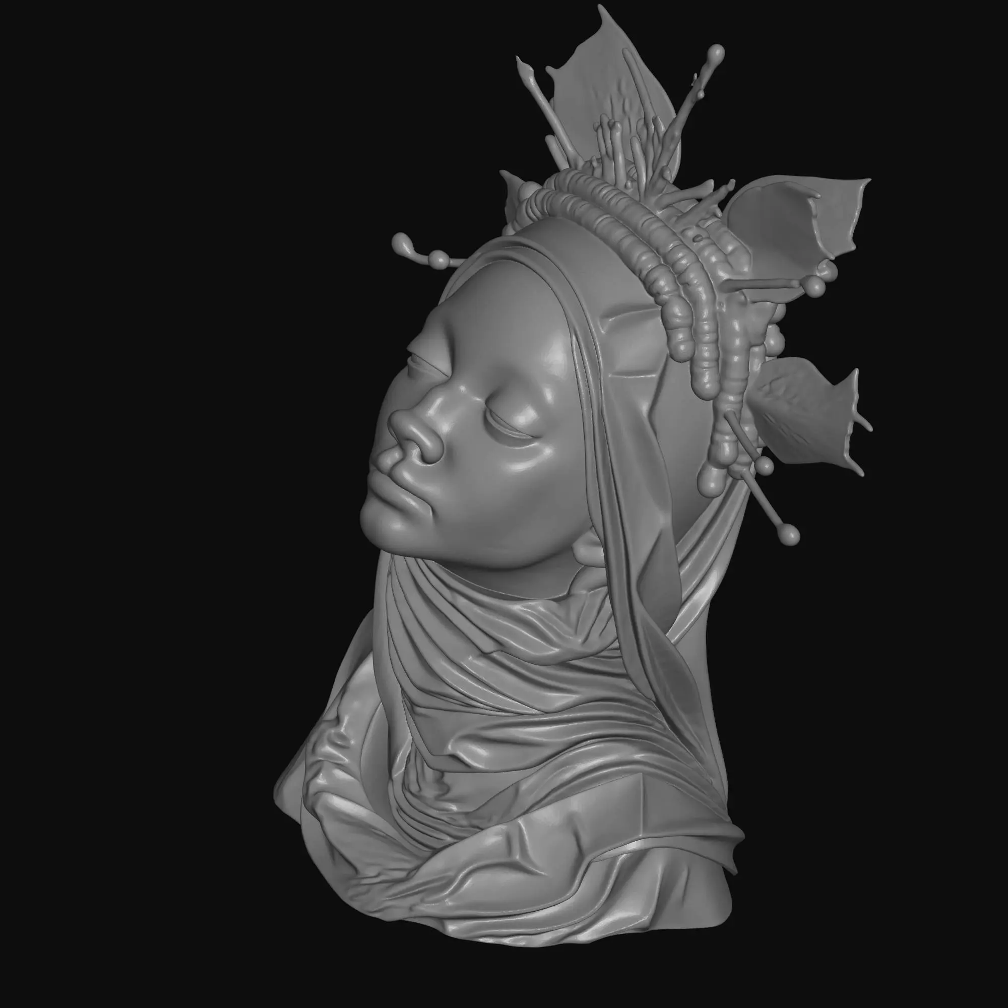 princess woman statue design