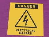 Danger sign for electrical hazard-0