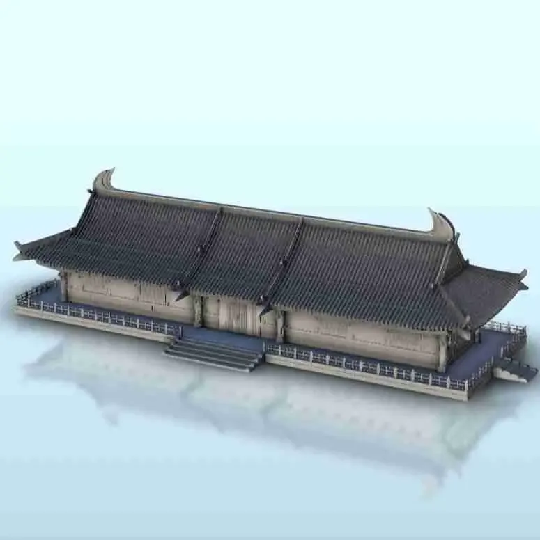 Asiatisches Langhaus 24 - Japan China Korea Vietnam Osten