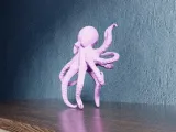 Low Poly Octopus-6