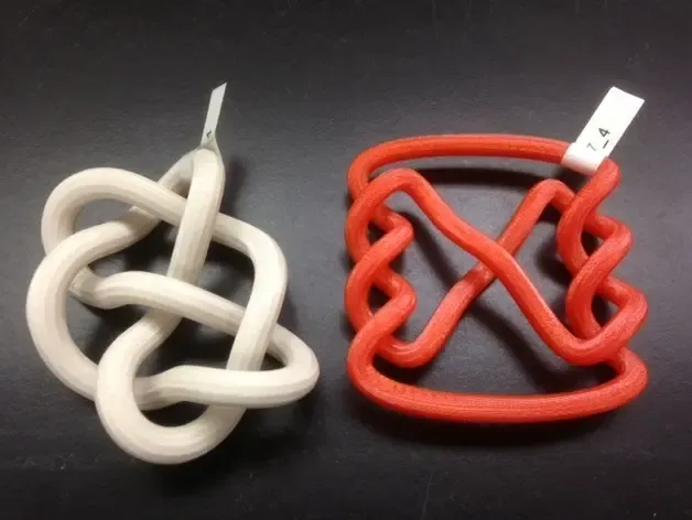Conformación de pretzel del nudo 7_4