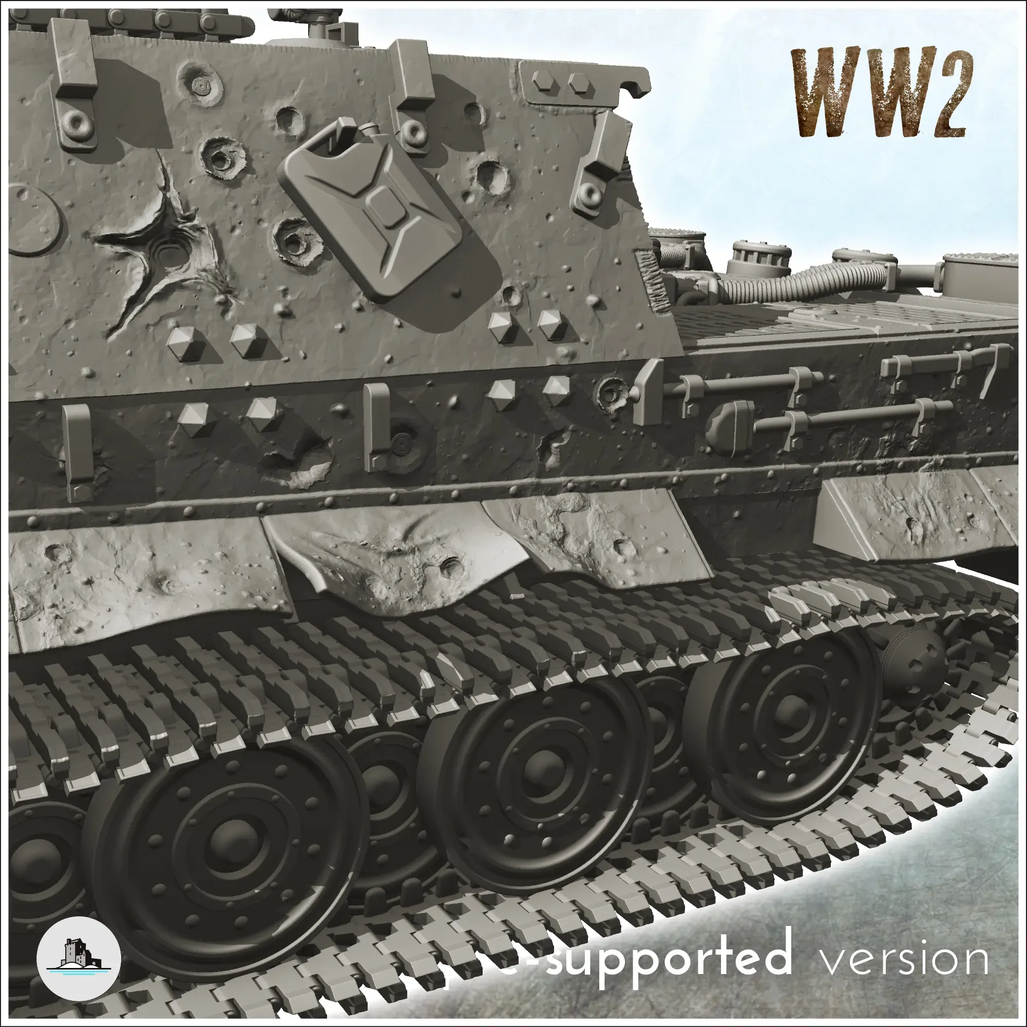 Sturmtiger 38 cm RW61 - WW2 German Flames War Bolt Action