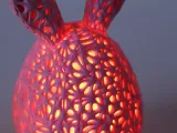 Easter Egg Lantern with bunny ears-4