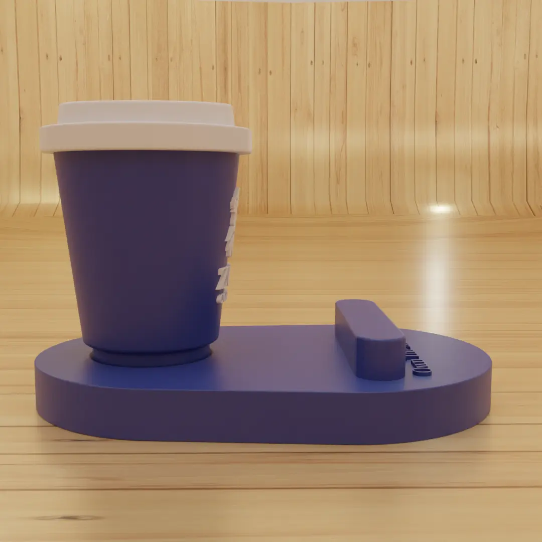 ZUS Phone Stand - Hot Cup - Thunder Blue