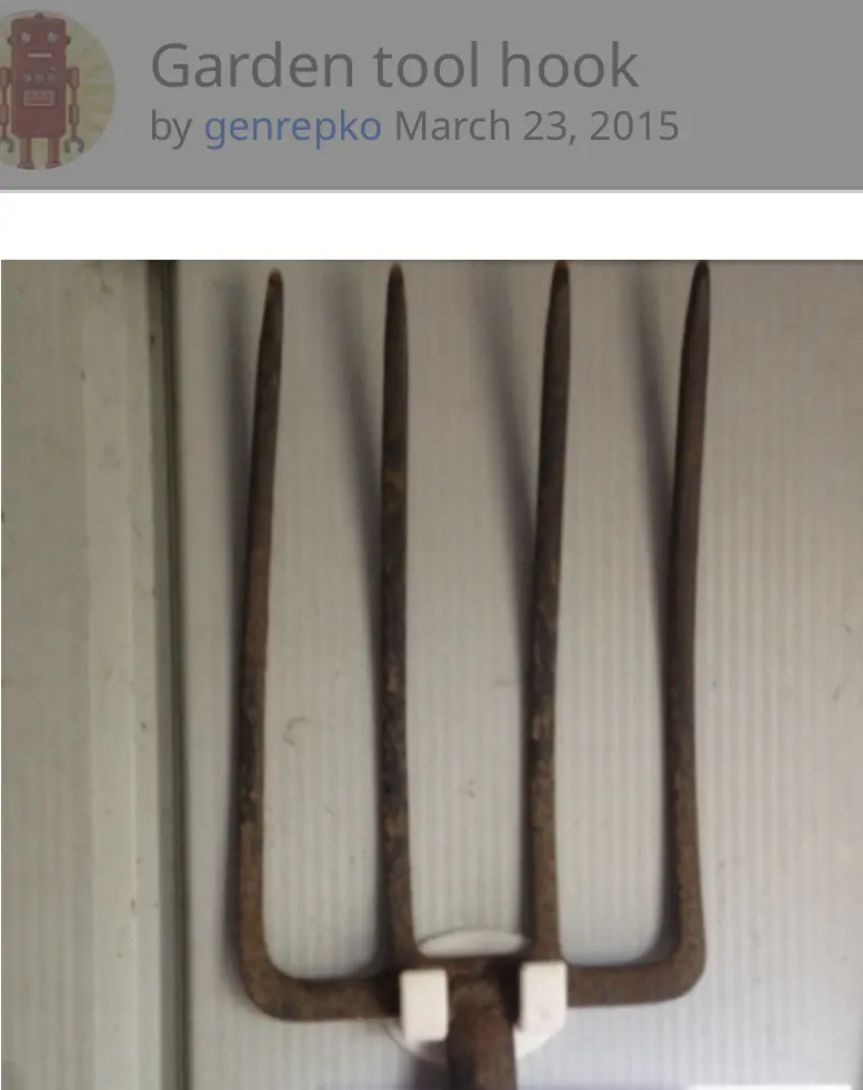 Garden Tool hook