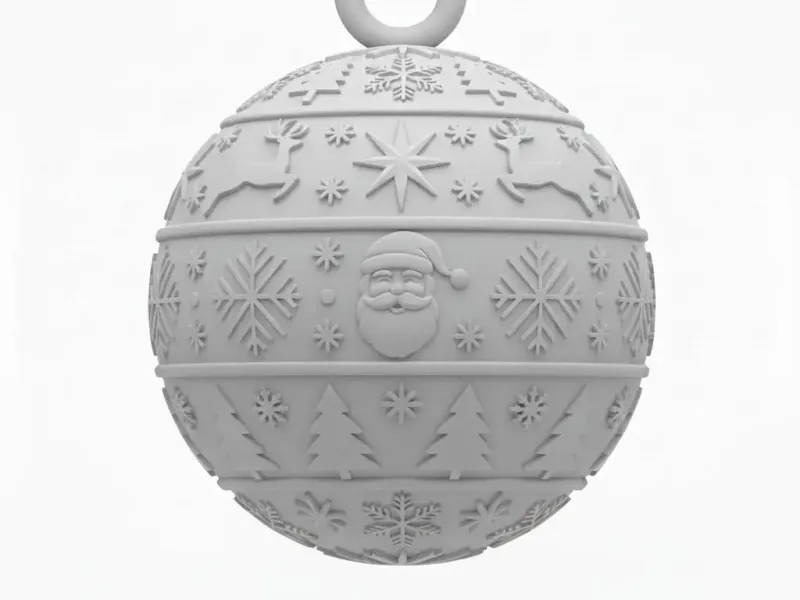 Christmas bauble/bola navideña 24