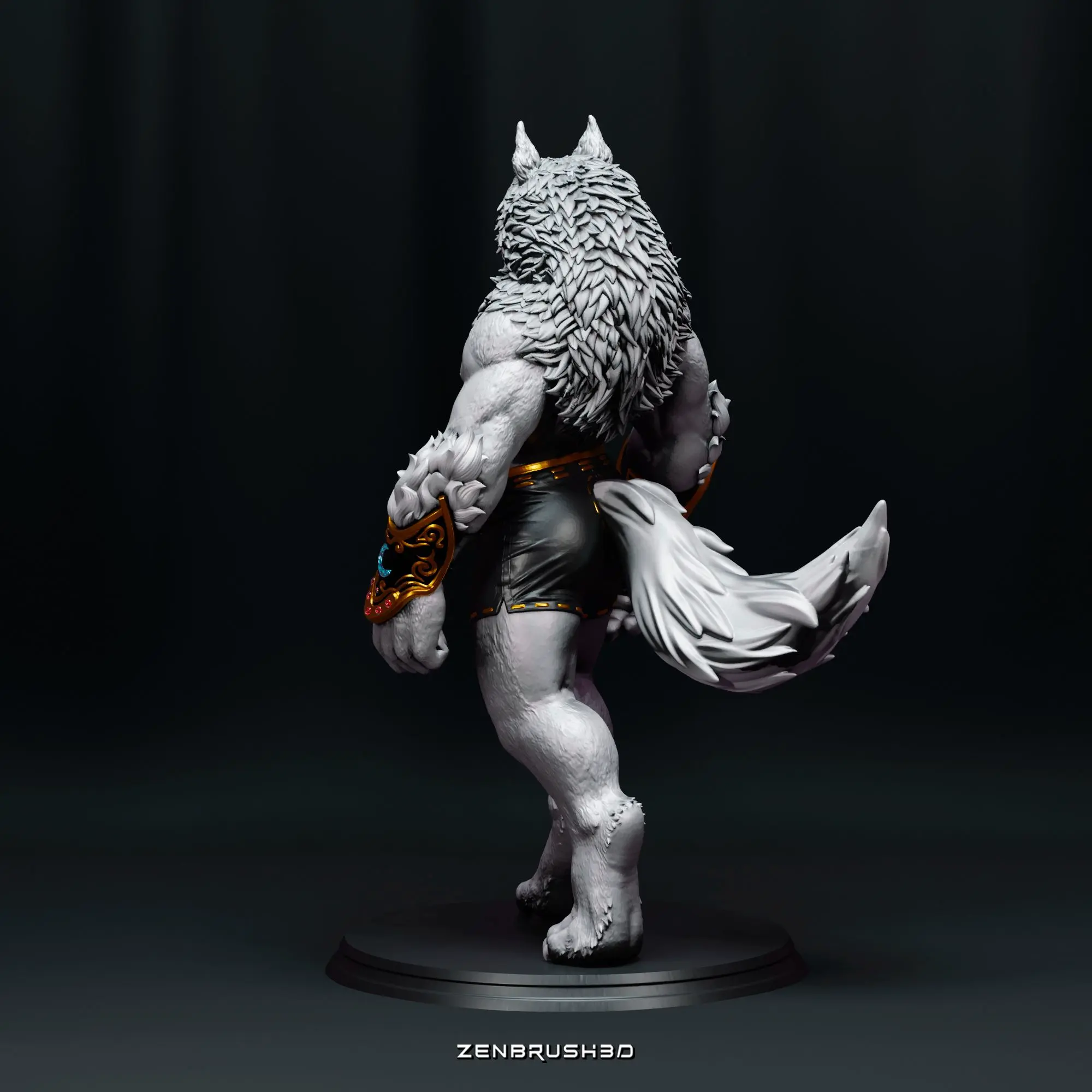 WEREWOLF - YUGO -BLOODY ROAR STL - 3D PRINTING