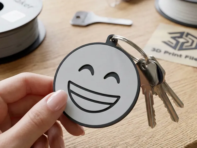 LLavero de Emojis mas Usados en el Mundo - Feliz