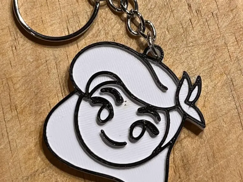 Keychain Emoji_Ariel