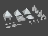 Modular Table RPG Desert Set Kit - 23 Printable Pieces-0