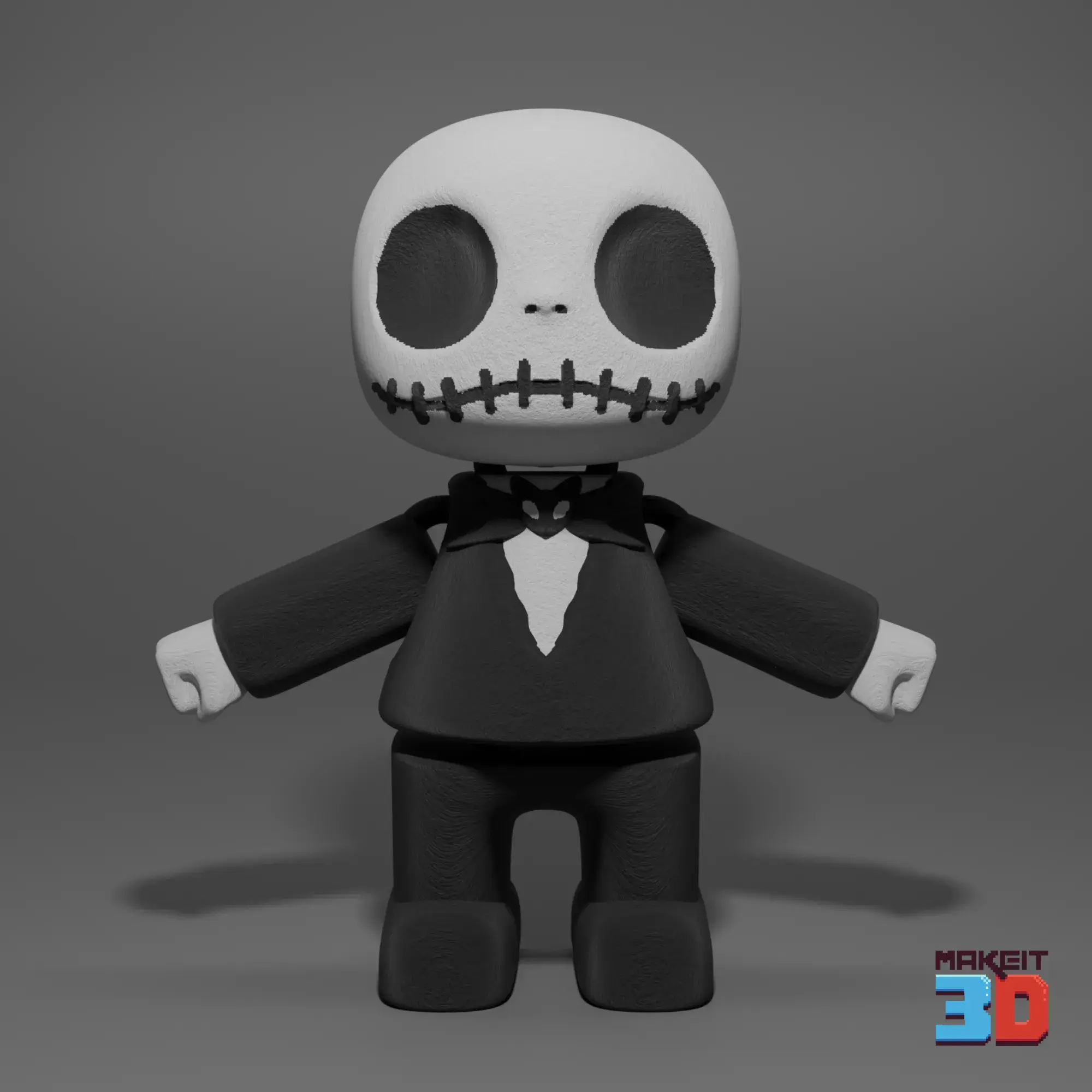 3D Printable Jack Articulated Flexi