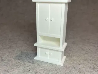 Dollhouse shelf cabinet for miniature house