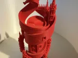 Gothic paper serpent tower-0