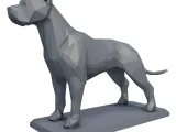 Dogo Argentino Low Poly - 3D Model-6