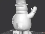The Cheerful Snowman w/ rear access to add LED-2