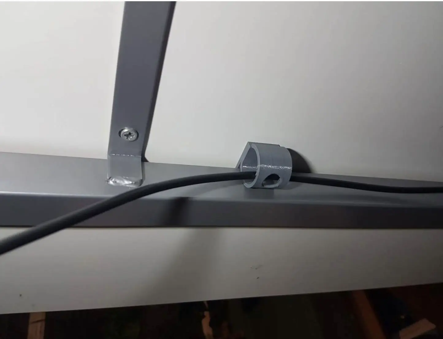 IKEA Galant under desk cable holder push-in fit