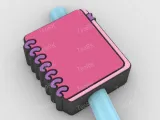 Straw Topper ring-bound notepad - M2-0