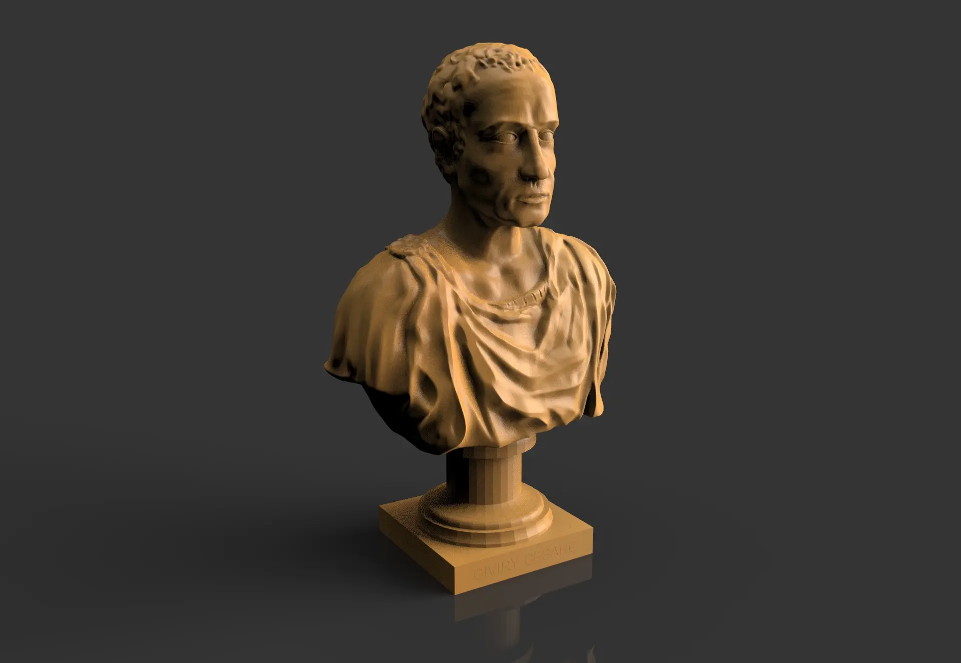 Gaio Giulio Cesare e Antonino Pio imperatore romano