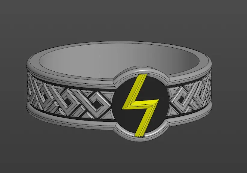 Rune ring (othala and soulu)