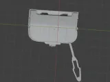 Renault Austral Rear Bumper Tow Hook Cover STL File - 2-Piec-6