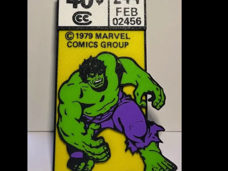 Hulk Retro Comic Corner Box