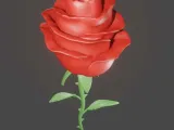 Rose Flower 3D Model for 3D Printing-0