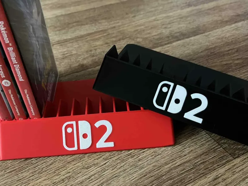 Holder, stand for Nintendo Switch 2 games