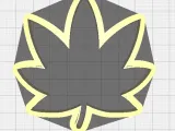 Marijuana Leaf  Cookie Cutter-0