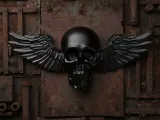 SKULL WITH WINGS-0