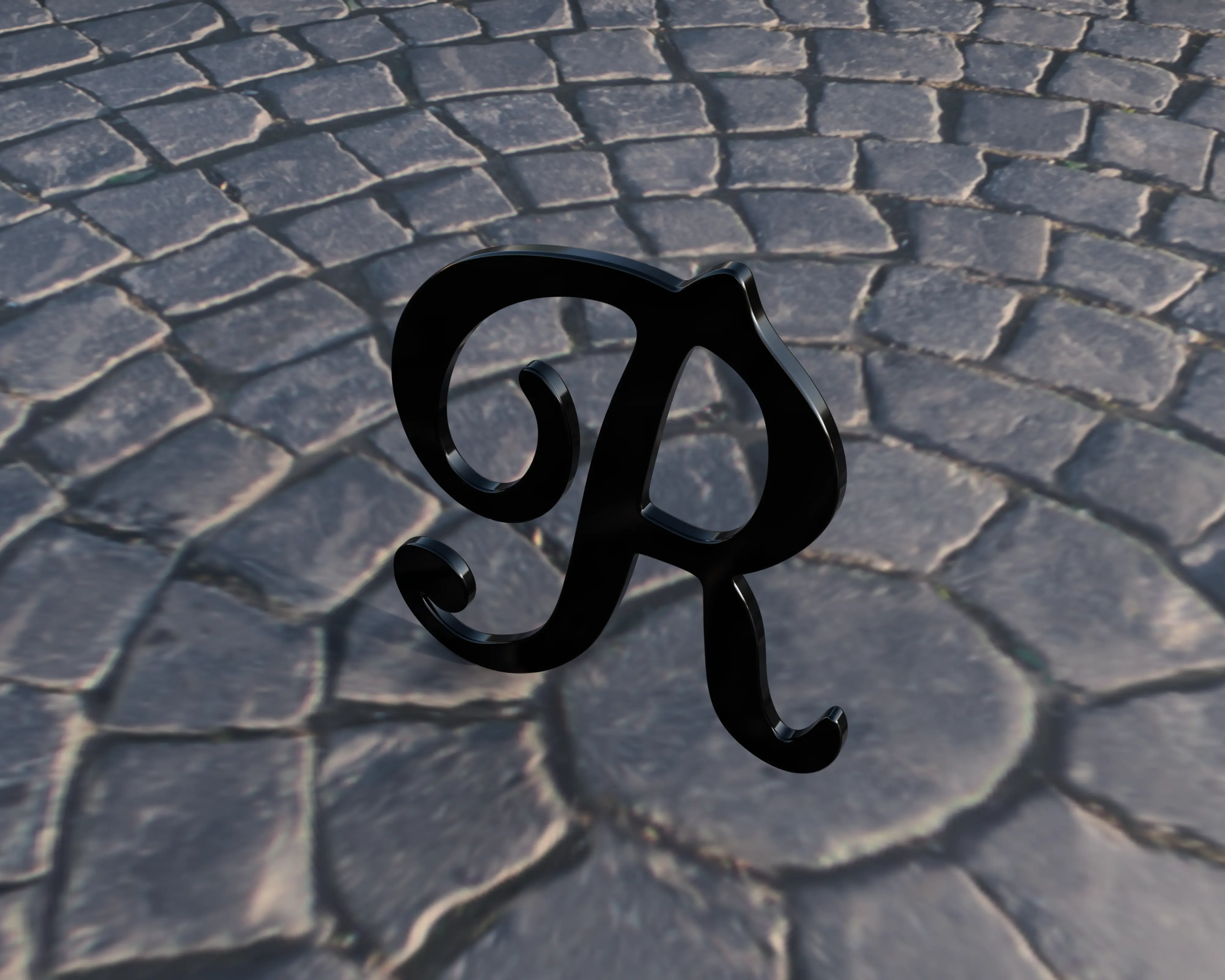 Letter R Fridge Free Home Decorations & Ornaments STL Download - Fridge Magnet letter R ...