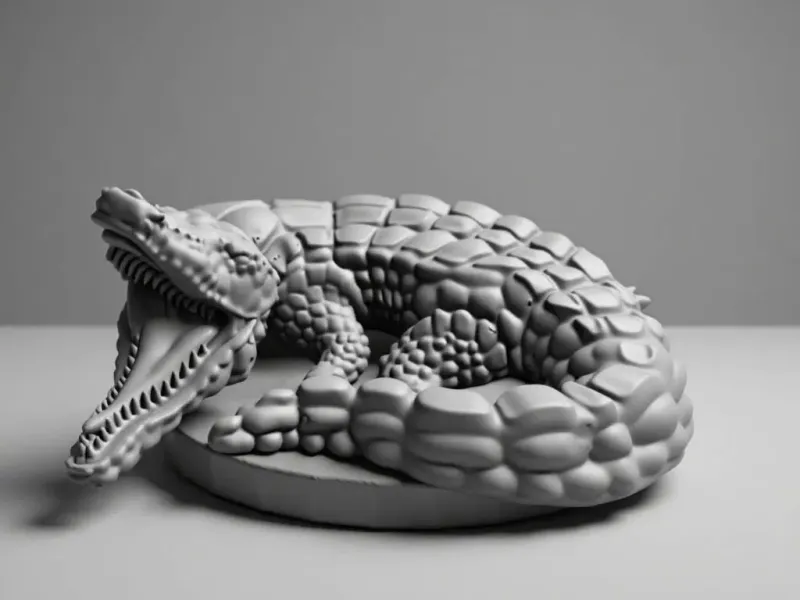 Crocodrile Sculpture
