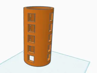 Sensory tube large squres