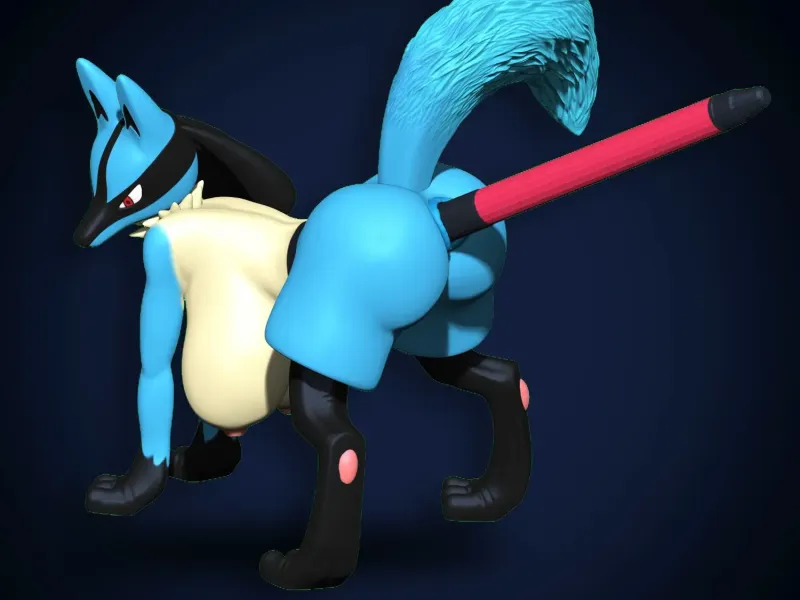 Lucario Pen Holder