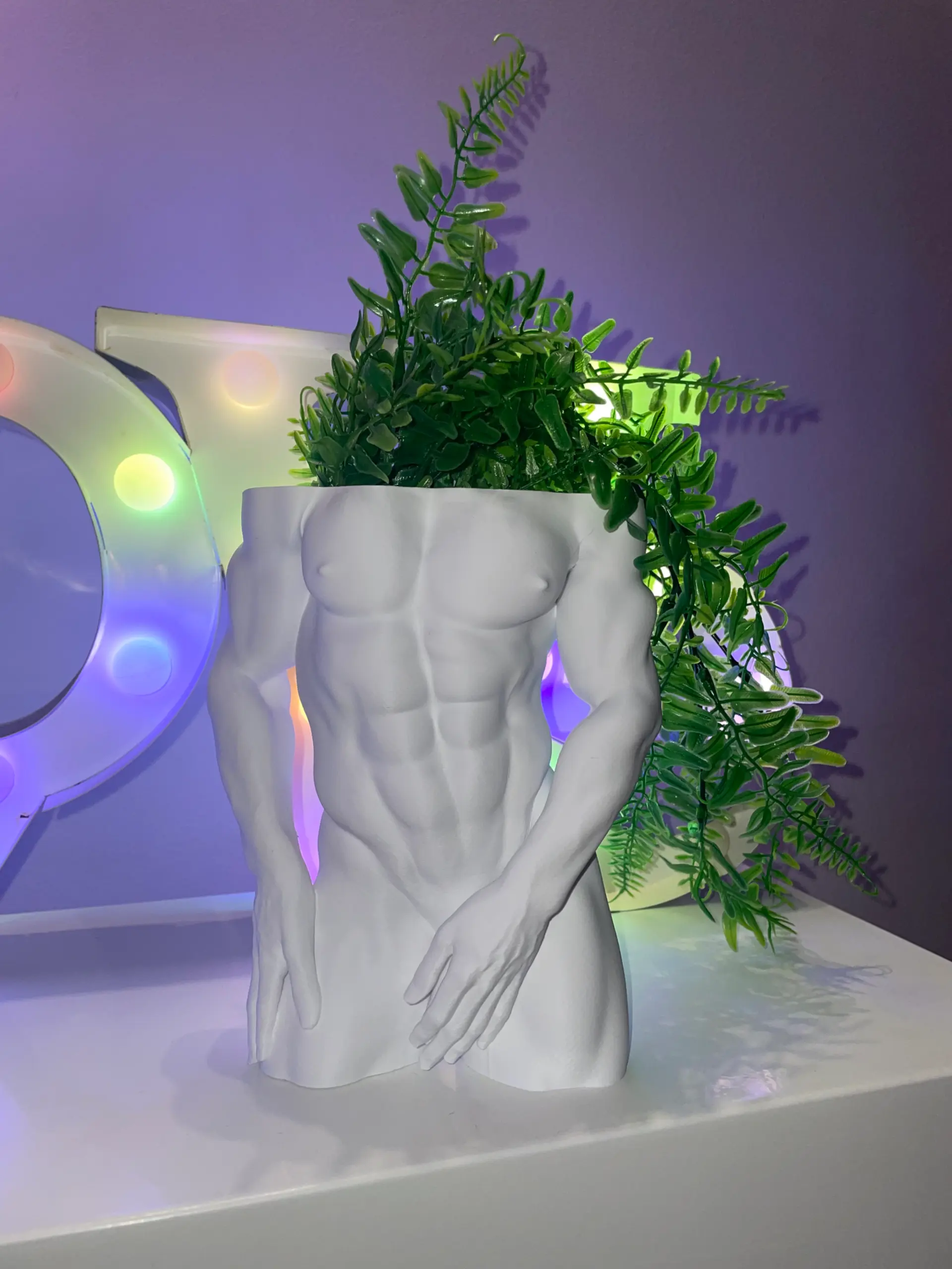 MALE TORSO PLANTER-No supports-No rafts