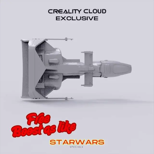 Star-wars Fight Ship: Rare: Creality Exclusive