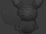 Knitted Pikachu (cute)-6